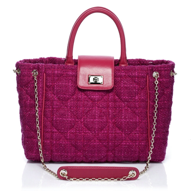 dior milly la foret shopping bag 0905 rose red - Click Image to Close